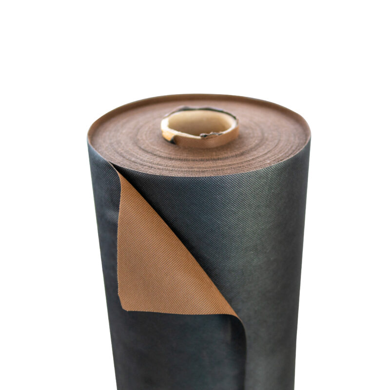 Tessuto non tessuto garden brown da 110 gr/mq  per pacciamatura - bicolore