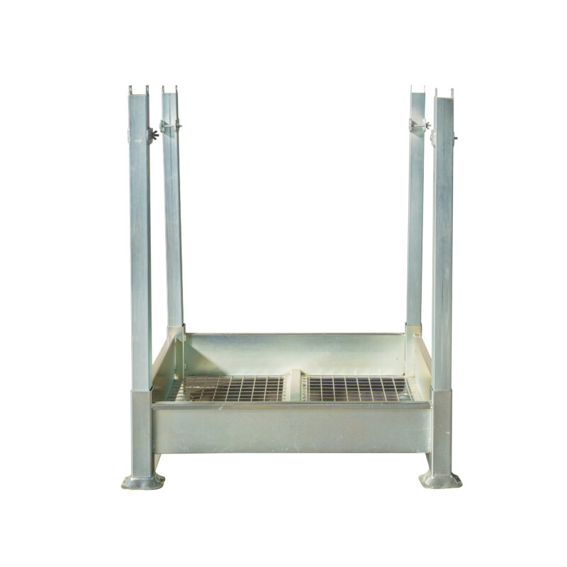 Struttura porta sacconi big bag con piantoni smontabili
