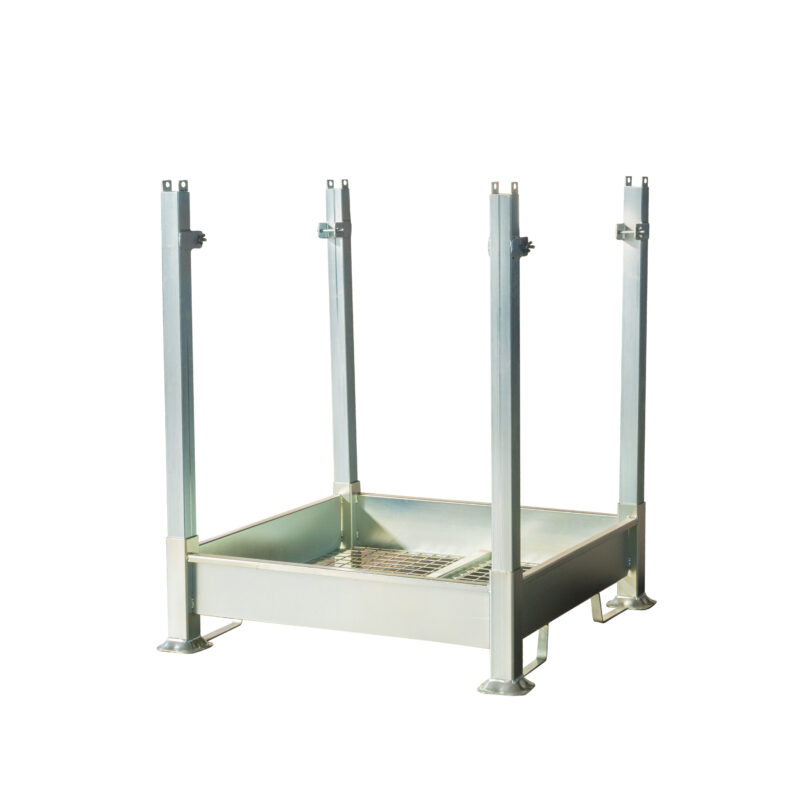 Struttura porta sacconi big bag con piantoni smontabili