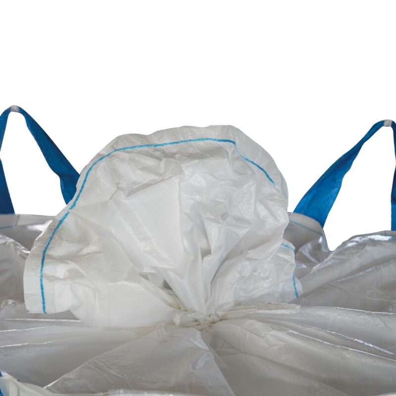Big Bag tubolare omologato ONU 13H3/Y  90x90x120 - etichetta R - con caramella superiore e fondo chiuso - 1000 kg