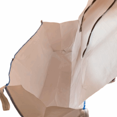Big Bag con tessuto laminato per raccolta di tubi al Neon